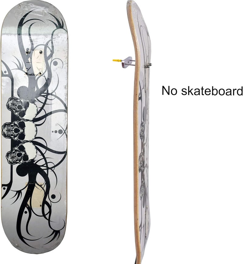 YYST Skateboard Floating Deck Display Skateboard Floating Wall Mount Long Board Wall Hanger- Patent Pending - Type A - Image 4
